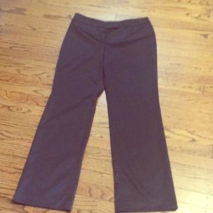 Black silk dress pants